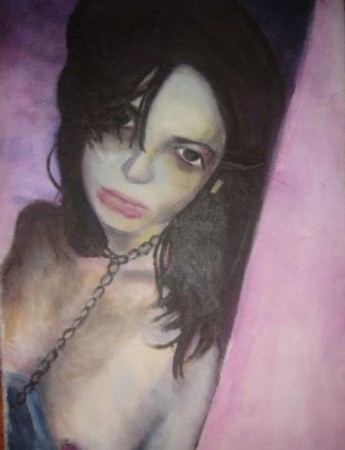 Prisionera (oleo sobre lienzo)
